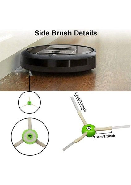 Irobot Roomba Için I7 I7+ I3 I3+ I4 I4+ I6 I6+ I8 I8+ J7 J7+/plus E5 E6 E7 Robotik Vakum Süpürge Yedek Parçaları Kiti Kiti (Yurt Dışından)