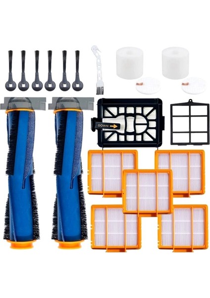 Köpekbalığı Aı AV2501S Için Yedek Parçalar AV2501A RV2502AE RV2520AOUS AV2510AOUS Aksesuarlar Kit Fırçalar Hepa Filtreleri (Yurt Dışından)