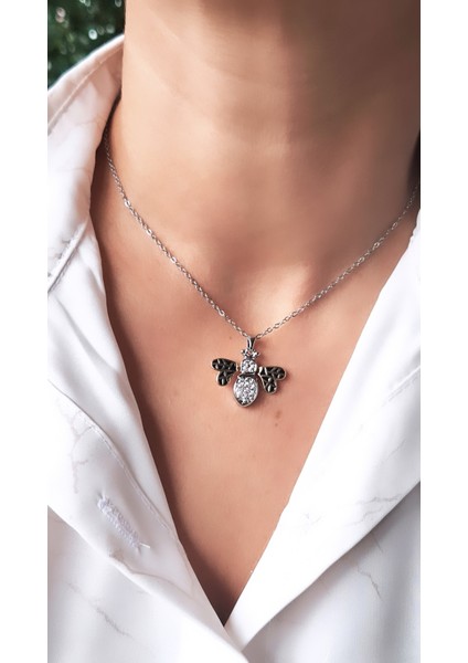 Bal Arısı Figürlü Çelik Kolye fiyatları