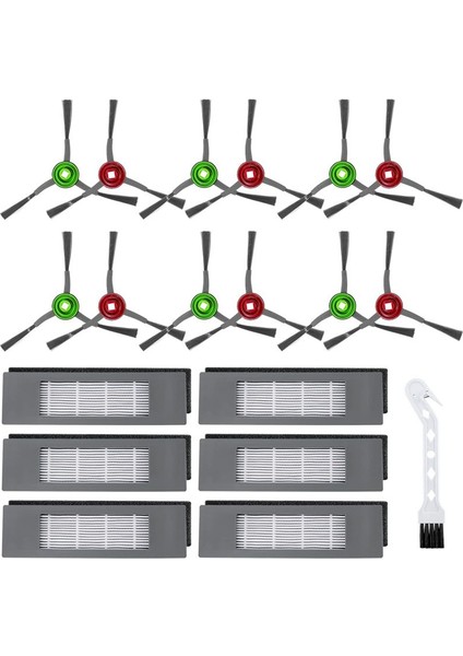 Yedek Yan Fırça Hepa Filtresi Ecovacs T8AIVI T8MAX N8PRO Vakum Temizleyici Aksesuarları Için Uyumlu (Yurt Dışından)