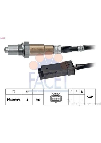 108205 Oksijen Sensoru 3641578 9802294280 9810634380