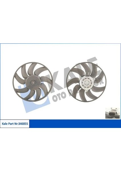 346855 Fan Motoru 8K0959455A 8K0959455C 8K0959455F
