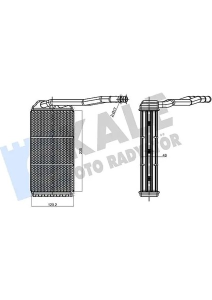 360190 Kalorifer Petegi JEF000050 JEF100280 JEF500010