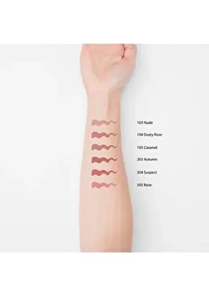 Lykd Dudak Kalemi 105 Caramel Mat ve Yoğun Pigmentli Profesyonel Makyaj İçin