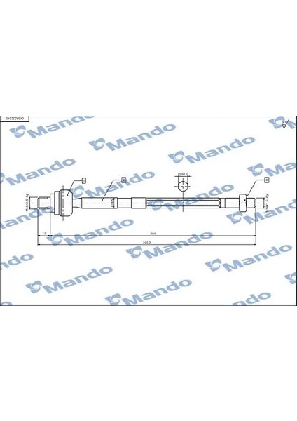 DSA020277 Rot Mili 0K20132240 0K20132240A 0K20332240