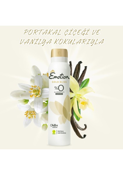 Gold Bliss Kadın Deodorant 3x150 Ml