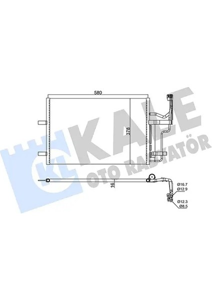 382530 Klima Radyatoru BP4K61480A BP4K61480B BP4K61480C