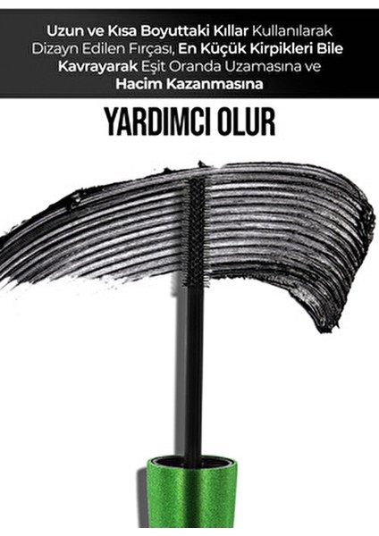 Big Volume Maskara Hacim Verici Özelliğiyle 8 gr Büyük Boy Kirpikler İçin İdeal indirimleri