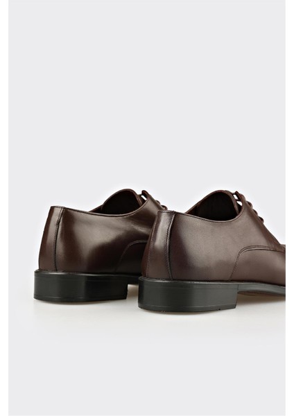 Kahve Deri Erkek Klasik Ayakkabı indirimleri