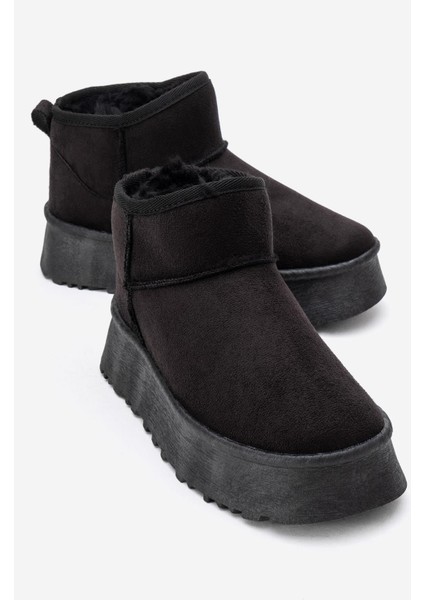 Yüksek Tabanlı Mini Bot Siyah