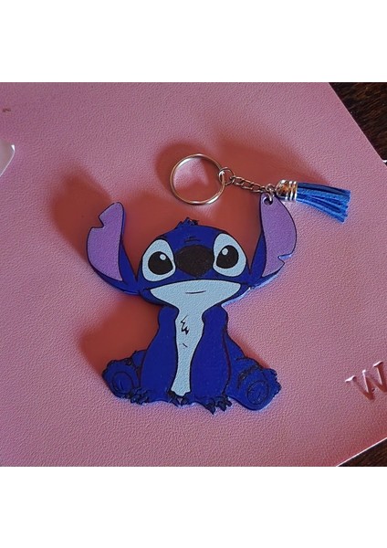 Sevimli Stitch Karakter Anahtarlık