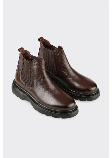 Kahve Deri Erkek Günlük Bot fiyatları