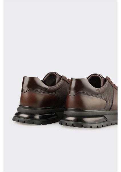 Kahve Deri Erkek Günlük Ayakkabı indirimleri