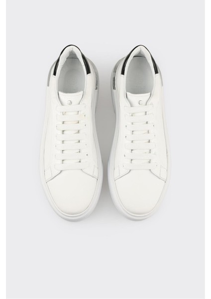 Beyaz Deri Erkek Spor Ayakkabı fırsatları