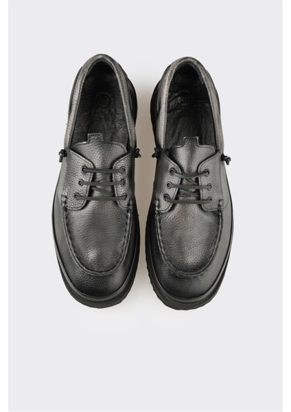 Antrasit Deri Erkek Günlük Ayakkabı fırsatları