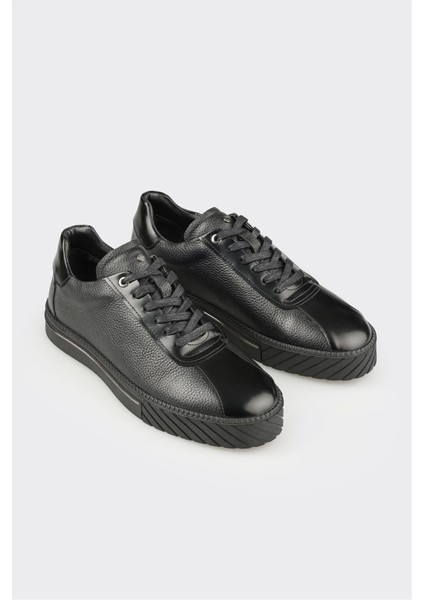 Siyah Deri Erkek Spor Ayakkabı fiyatları
