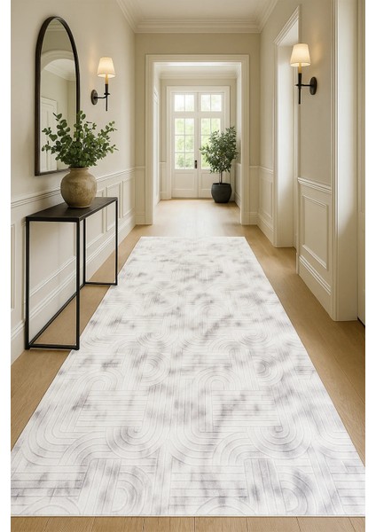 Modern Desenli Bambu Dört Mevsim Kaymaz Yıkanabilir Kesme Koridor Mutfak Yatak Salon Oturma Hol Odası Kesme Yolluk Halı fırsatları