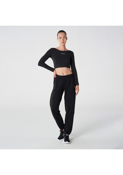 Hmlt-ic icona Sweat Kadın Siyah Eşofman Altı 931895-2001