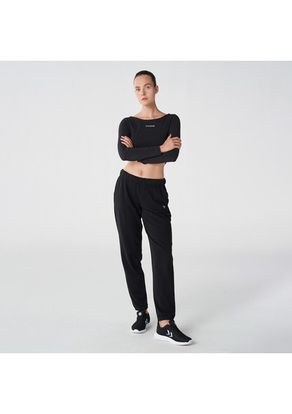 Hmlt-ic icona Sweat Kadın Siyah Eşofman Altı 931895-2001