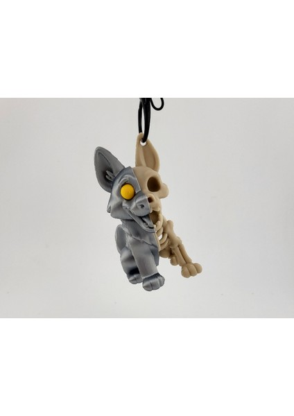 İskelet Kurt Anahtarlık