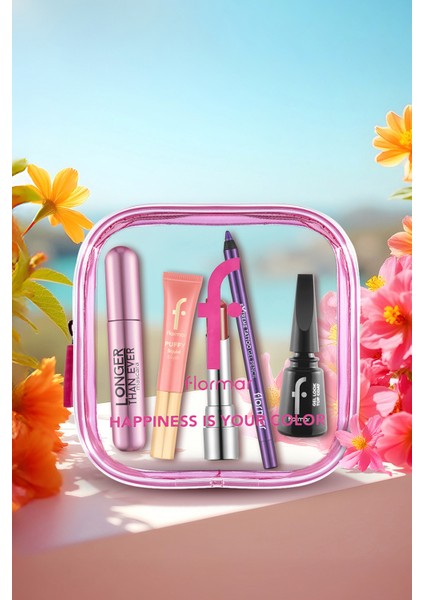 Pembe Transparan Makyaj Çantası 8682536111430 fırsatları