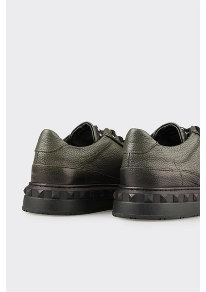 Haki Deri Erkek Spor Ayakkabı indirimleri