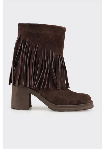 Kahve Deri Kadın Günlük Bot