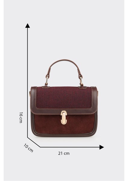 Bordo Kadın Küçük El Çantası indirimleri