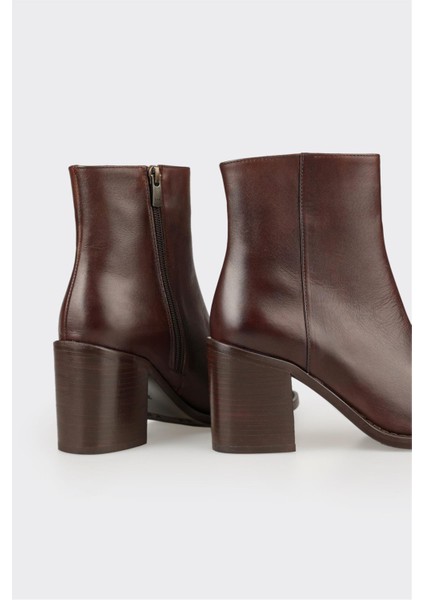 Kahve Deri Kadın Klasik Bot fırsatları