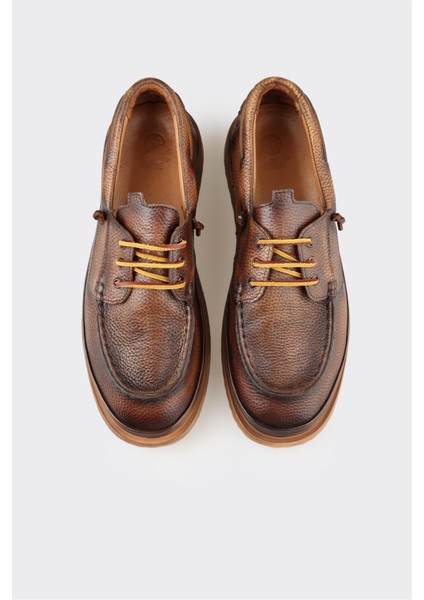 Taba Deri Erkek Günlük Ayakkabı fırsatları