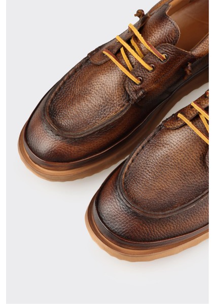 Taba Deri Erkek Günlük Ayakkabı indirimleri