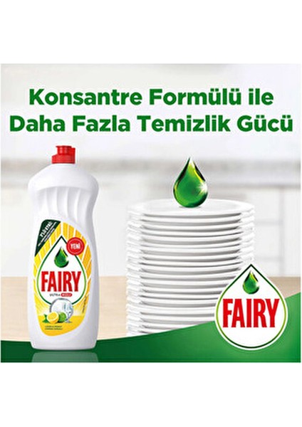 Sıvı Deterjan Limon 650 ml Güçlü Yağ Çözme Etkisiyle Ultra Konsantre