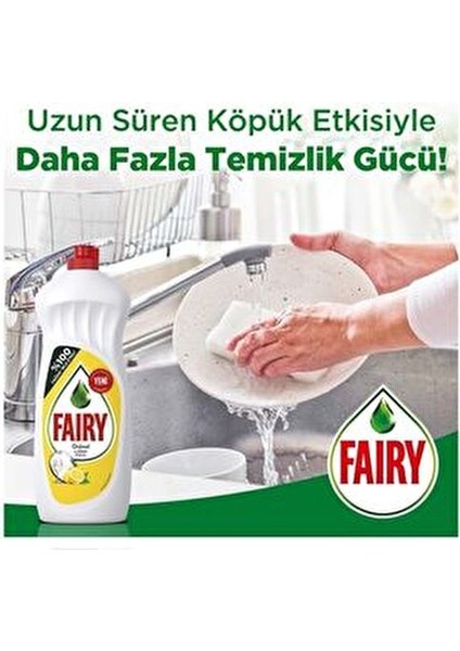 Sıvı Bulaşık Deterjanı Limon 650 ml Yağ Kaldırıcı Etkili İki Adet