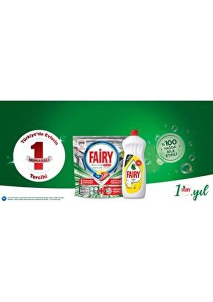 Sıvı Bulaşık Deterjanı Limon 650 ml Yağ Kaldırıcı Etkili İki Adet