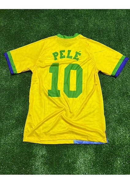 Brezilya Özel Tasarım Efsane Pele Özel Konsept Yetişkin Forması modelleri