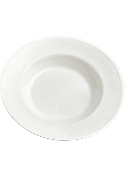 Nature Ekolojik Karton Kağıt Parti Çok Amaçlı Çukur Derin Tabak - 23 Cm. - 125 Adet modelleri