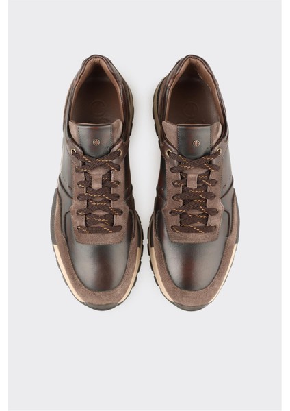 Vizon Deri Erkek Spor Ayakkabı fırsatları