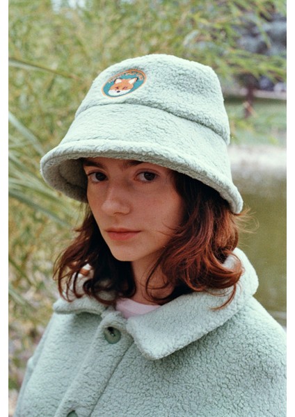 Kızıl Tilki Sherpa Ceket - Mint Yeşili fırsatları