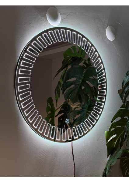 Rectangle Sunray Minimalist LEDLİ Özel Tasarım Ayna fırsatları