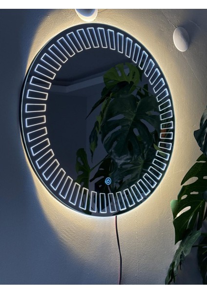 Rectangle Sunray Minimalist LEDLİ Özel Tasarım Ayna indirimleri