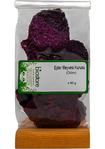 Şeker Ilavesiz Ejder Meyvesi Kurusu 80 G fiyatları