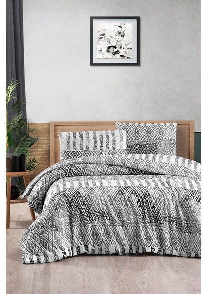 Cotton Collection Flanel Çift Kişilik Nevresim Takımı Stone fiyatları