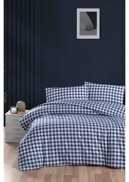 Cotton Collection Flanel R Çift Kişilik Nevresim Takımı Mongar Lacivert fiyatları