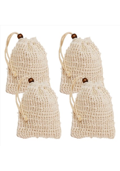 4x Sabun Torbası Sabun Torbası Ramie Organik Sabun Torbası Sabun Torbası Köpük ve Kuru Sabun (Yurt Dışından) fiyatları