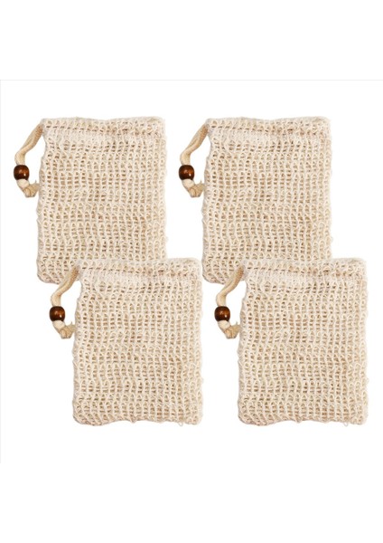 4x Sabun Torbası Sabun Torbası Ramie Organik Sabun Torbası Sabun Torbası Köpük ve Kuru Sabun (Yurt Dışından) modelleri