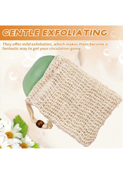 4x Sabun Torbası Sabun Torbası Ramie Organik Sabun Torbası Sabun Torbası Köpük ve Kuru Sabun (Yurt Dışından) fırsatları