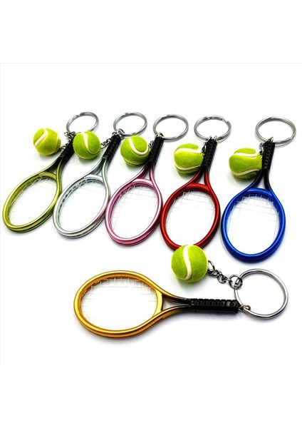 24PCS Mini Tenis Raket Topu Anahtarlık Kolye Çanta Çanta Aksesuarları Çanta Sporu Reklamı Hayranları Lik Eşya Anahtar Yüzüğü (Yurt Dışından) fiyatları