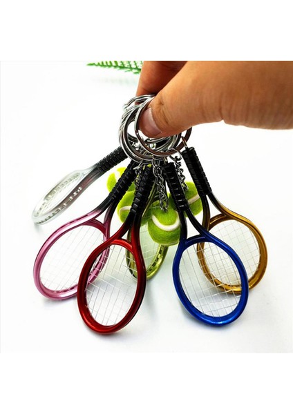 24PCS Mini Tenis Raket Topu Anahtarlık Kolye Çanta Çanta Aksesuarları Çanta Sporu Reklamı Hayranları Lik Eşya Anahtar Yüzüğü (Yurt Dışından) modelleri