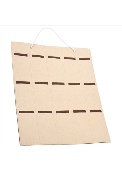 Gözlük Organizatör Güneş Gözlüğü Organizatör Depolama Asma Çanta Güneş Gözlüğü Gözlükler Duvar Montajı Organizatör 15 Yuva Gözlük Tutucu Bej+Kahverengi (Yurt Dışından) modelleri