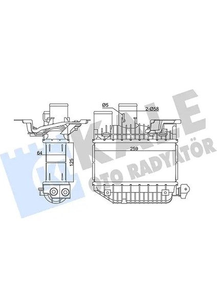 345135 Turbo Radyatoru 179400G010 179400G011 1794027010